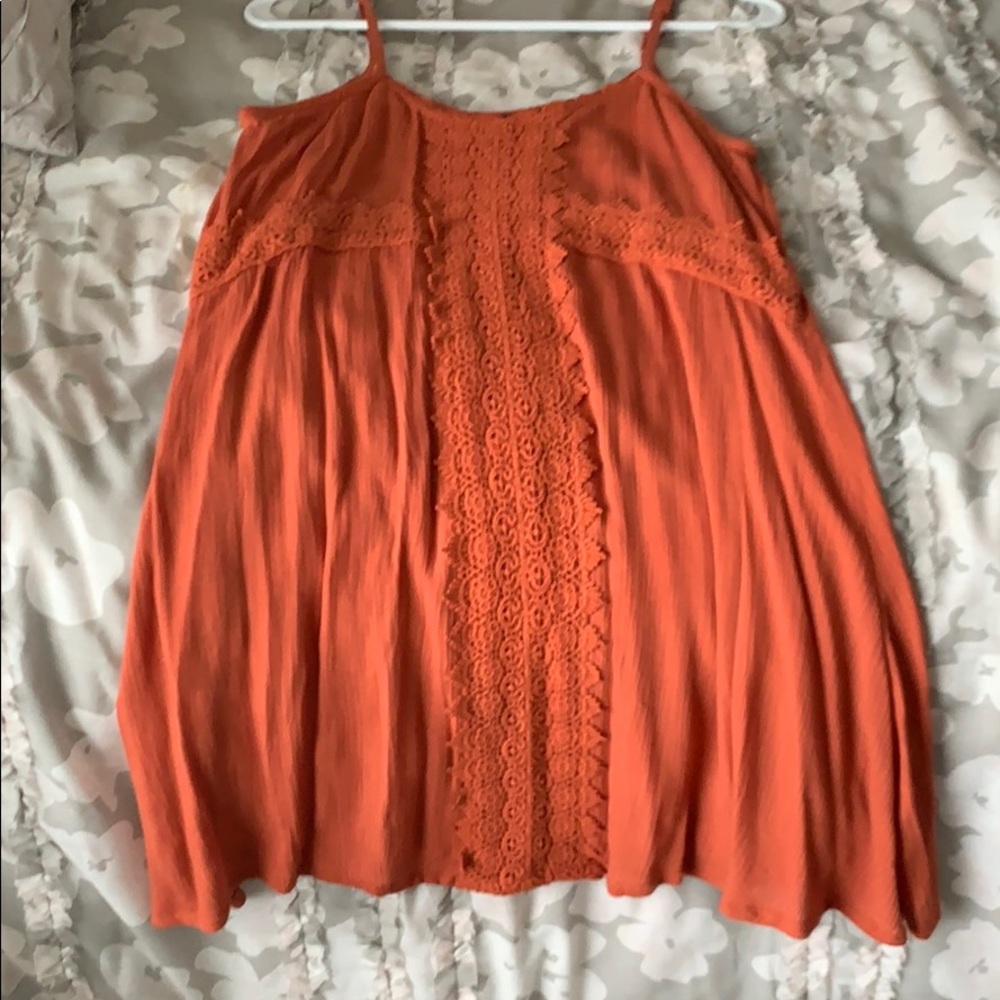 Burnt orange dress